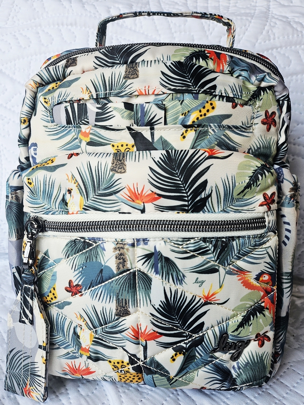 NWT Lug Alpine In Wildlife Cream - Has Fierce Jungle Vibes!